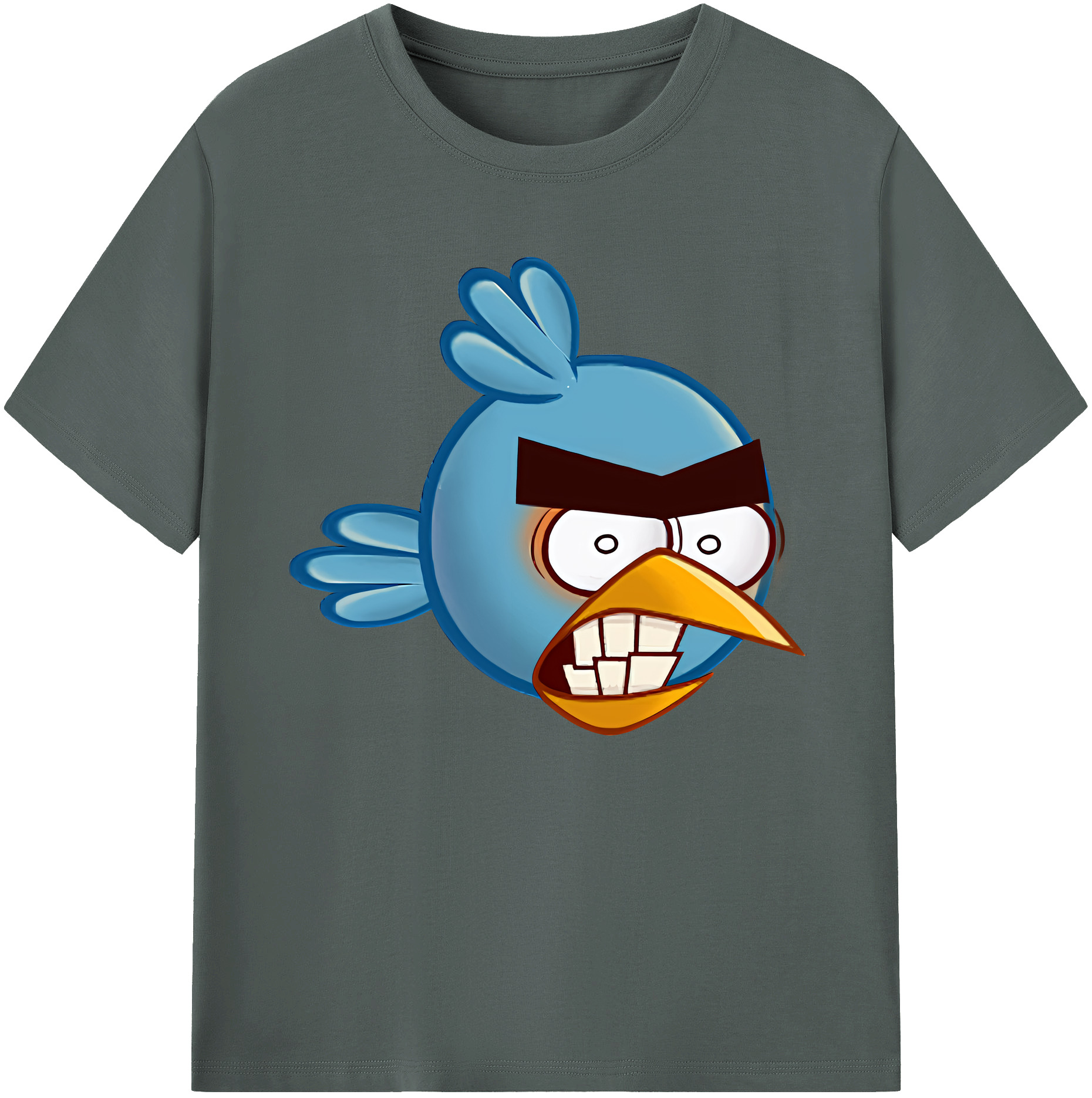 （画像用） Angry Birds アングリーバード 綿100％ メンズ半袖Tシャツ｜肌触りやわらか＆通気性